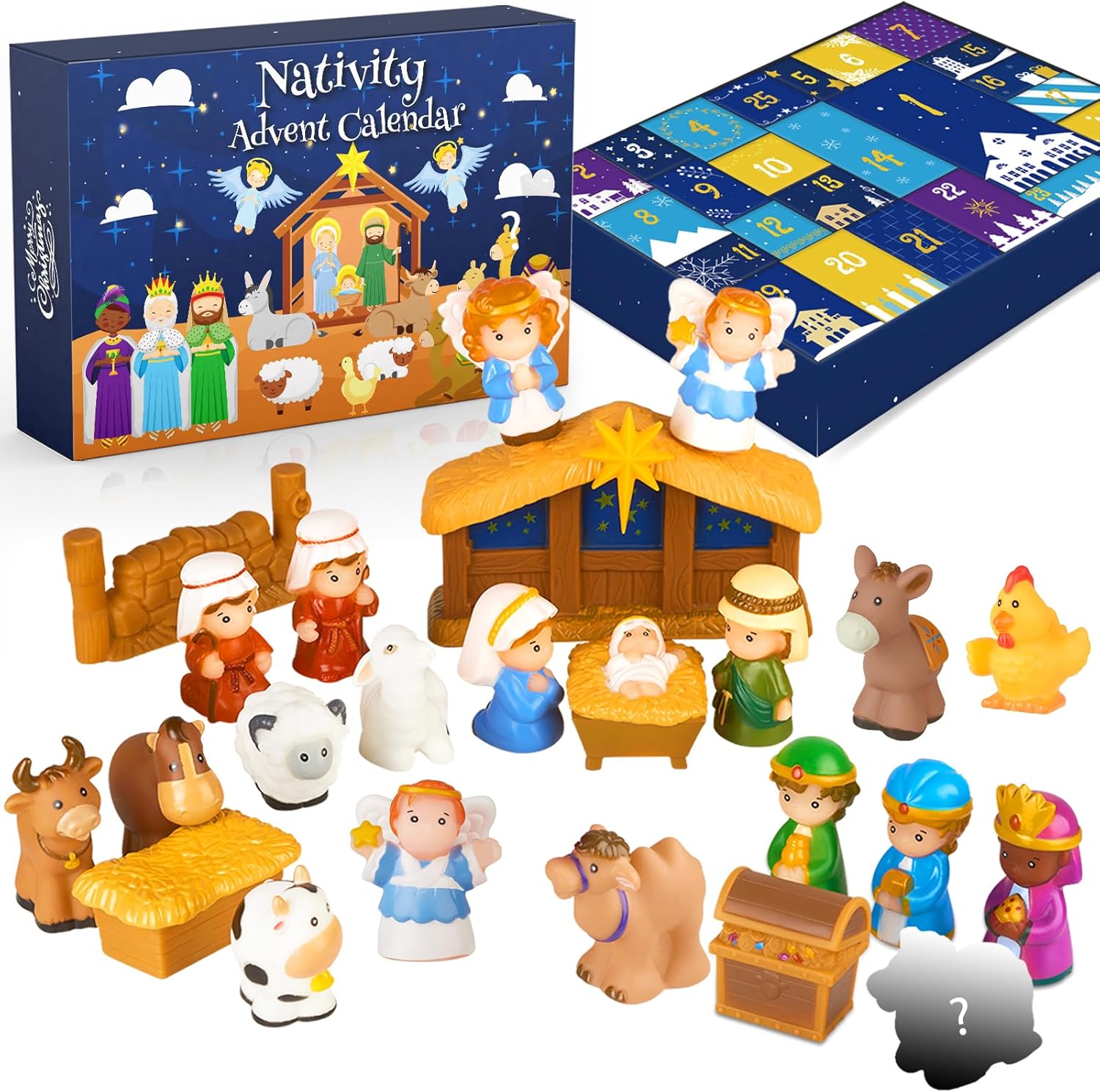 🎄🏆 2025 Nativity Advent Calendar (25pcs) 💯NONTOXIC & ODORLESS