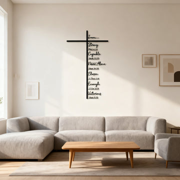 🏆 32K+ SOLD! 🕊️✝️ Sacred Cross Wall Art  – Scripture-Inspired Design for Peaceful Living Spaces 🌸