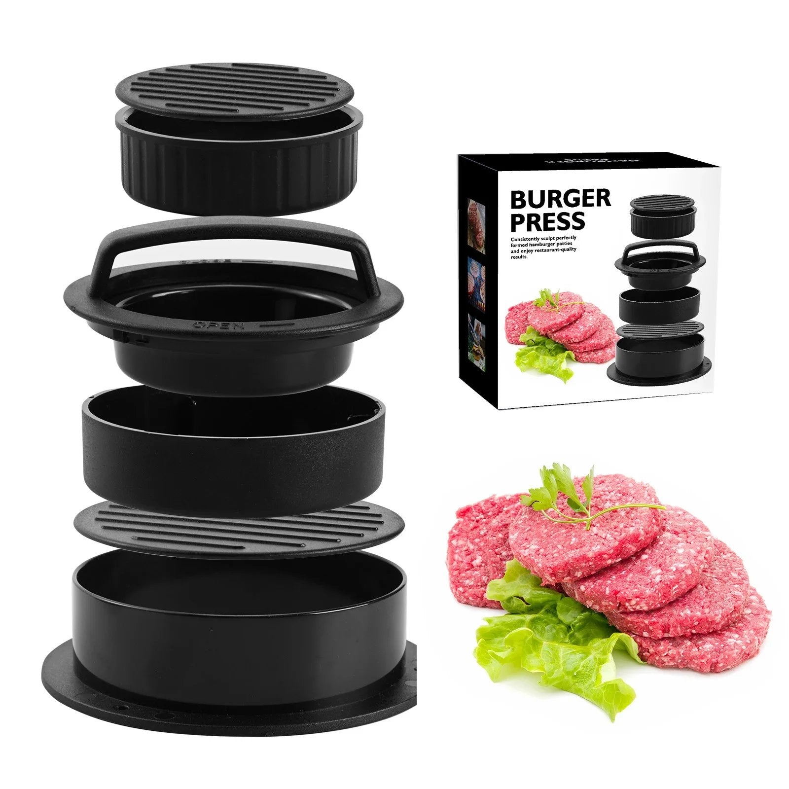 🔥3-in-1 Burger Press🔥