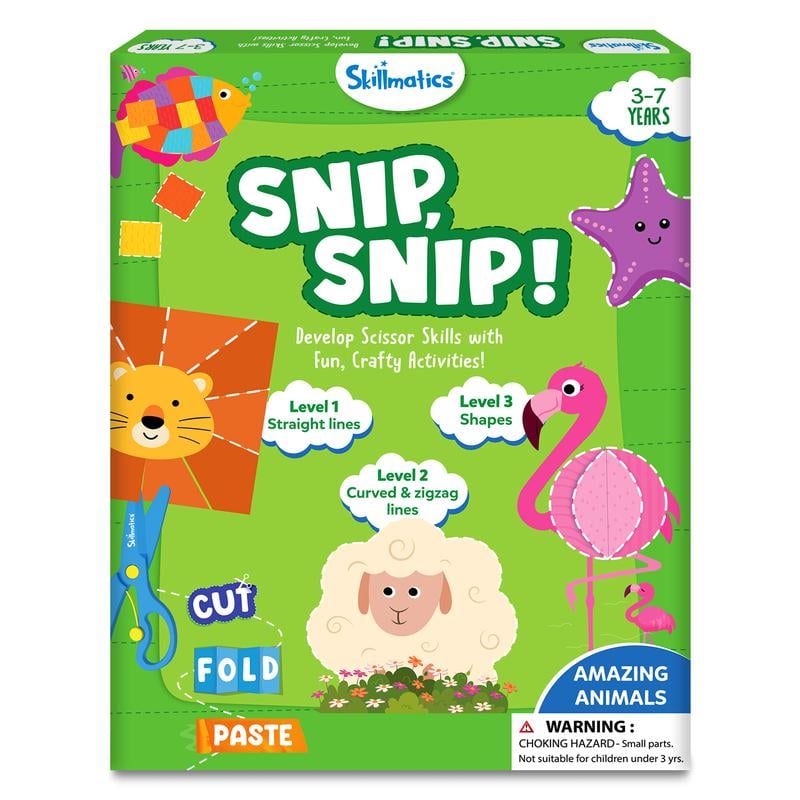✂️Scissor Skills Activity Book - Snip Snip Christmas✨Art & Craft Activity