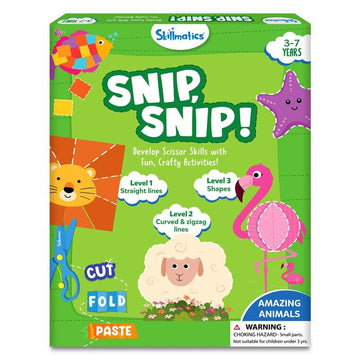 ✂️Scissor Skills Activity Book - Snip Snip Christmas✨Art & Craft Activity