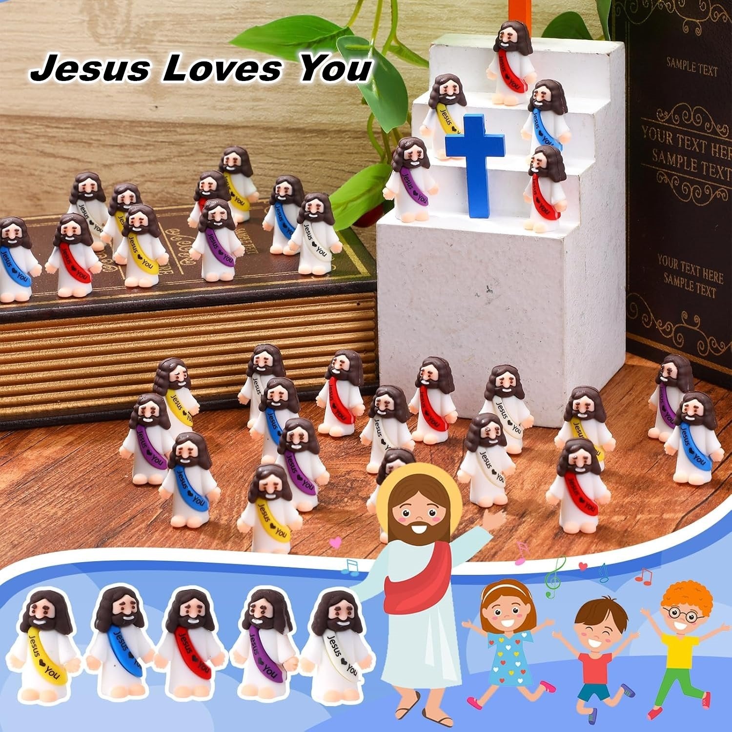 🔥Original Design  Figures - Jesus Loves You💖