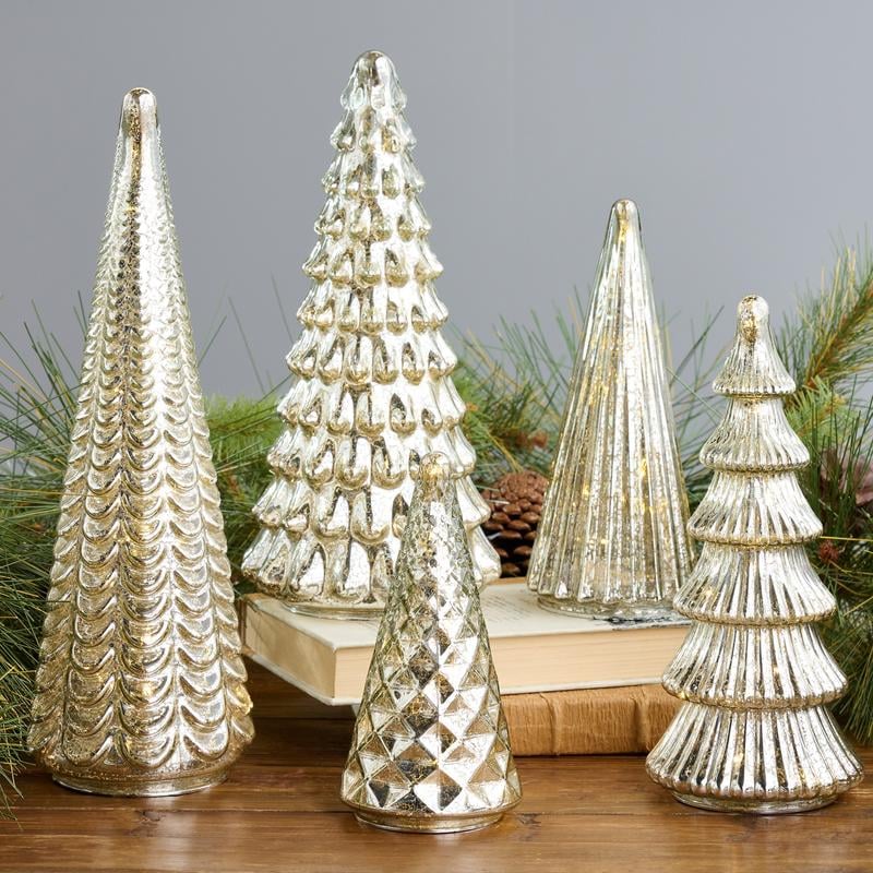 BFF Collection Set of 5 Illuminated Trees